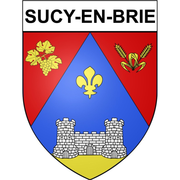 Pegatinas escudo de armas de Annecy adhesivo de la etiqueta engomada