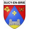 Sucy-en-Brie 94 ville Stickers blason autocollant adhésif
