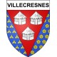 Villecresnes 94 ville Stickers blason autocollant adhésif