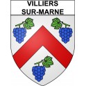 Villiers-sur-Marne 94 ville Stickers blason autocollant adhésif
