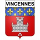 Vincennes 94 ville Stickers blason autocollant adhésif