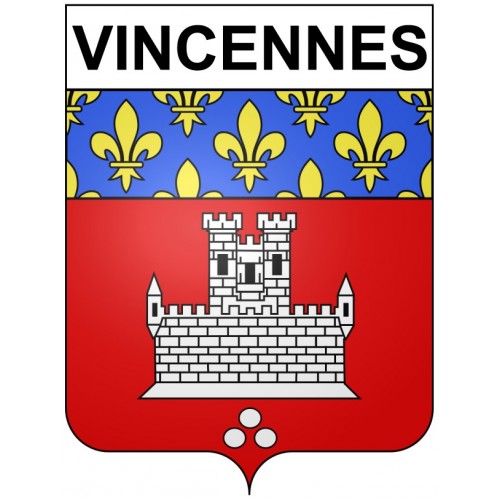 Vincennes 94 ville Stickers blason autocollant adhésif