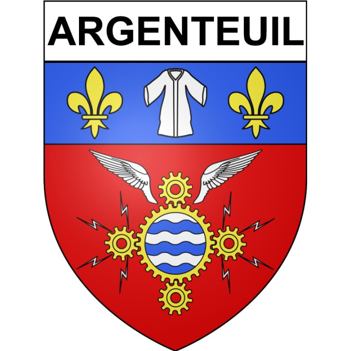 Argenteuil 95 ville Stickers blason autocollant adhésif