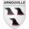 Arnouville 95 ville Stickers blason autocollant adhésif