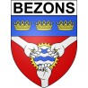 Bezons 95 ville Stickers blason autocollant adhésif