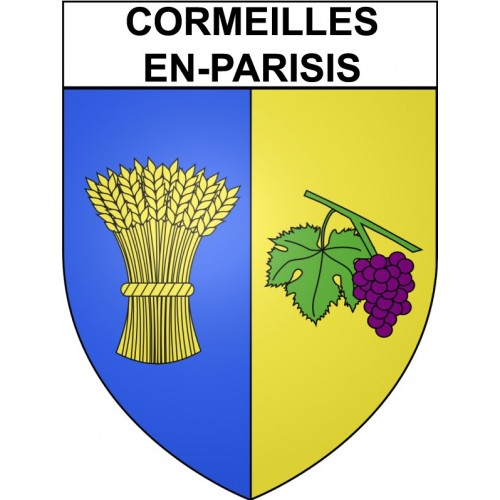 Cormeilles-en-Parisis 95 ville Stickers blason autocollant adhésif