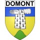 Domont 95 ville Stickers blason autocollant adhésif