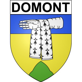 Pegatinas escudo de armas de Annecy adhesivo de la etiqueta engomada