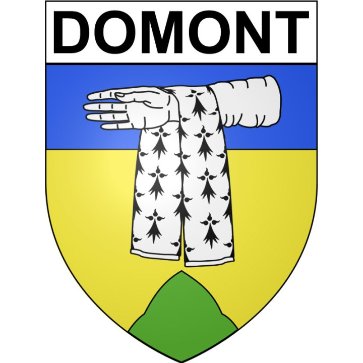 Pegatinas escudo de armas de Annecy adhesivo de la etiqueta engomada
