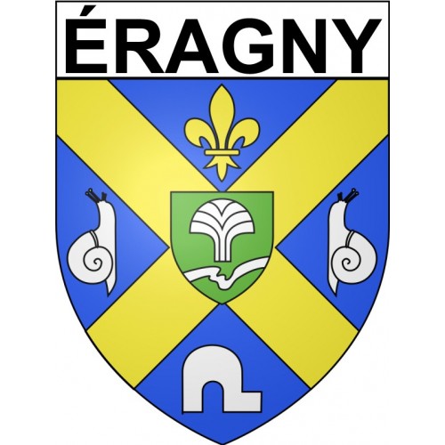 éragny 95 ville Stickers blason autocollant adhésif