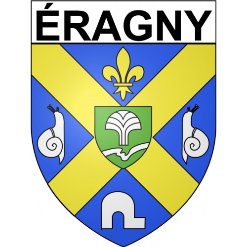 Pegatinas escudo de armas de Annecy adhesivo de la etiqueta engomada