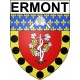Pegatinas escudo de armas de Annecy adhesivo de la etiqueta engomada