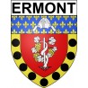 Ermont 95 ville Stickers blason autocollant adhésif