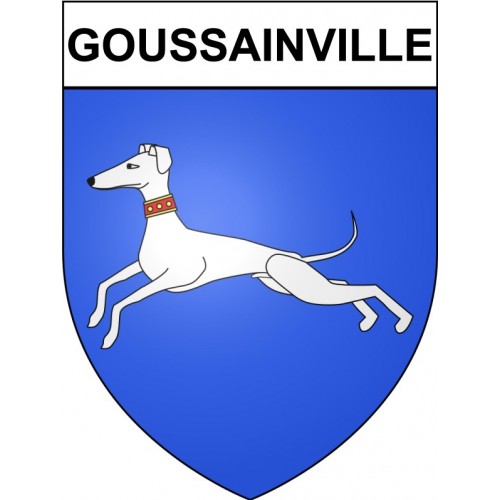 Goussainville 95 ville Stickers blason autocollant adhésif