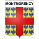 Montmorency 95 ville Stickers blason autocollant adhésif