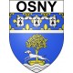 Osny 95 ville Stickers blason autocollant adhésif