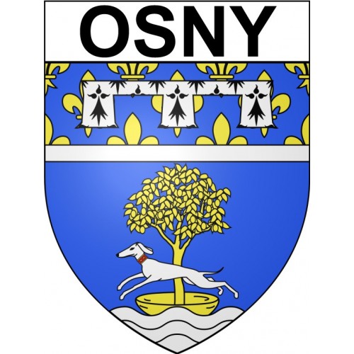 Osny 95 ville Stickers blason autocollant adhésif