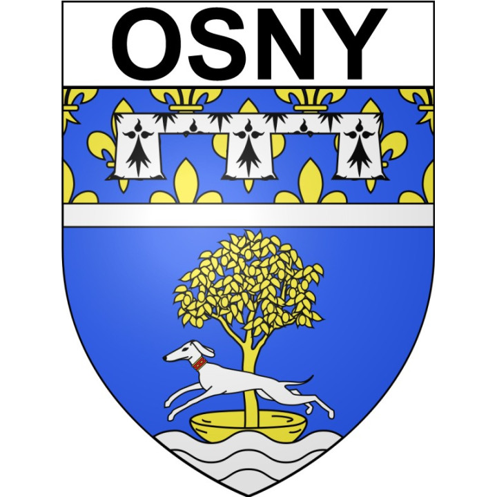 Pegatinas escudo de armas de Annecy adhesivo de la etiqueta engomada