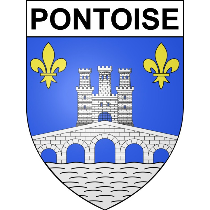Pegatinas escudo de armas de Annecy adhesivo de la etiqueta engomada