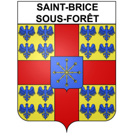Saint-Brice-sous-Forêt 95 ville Stickers blason autocollant adhésif