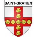 Saint-Gratien 95 ville Stickers blason autocollant adhésif