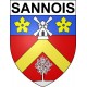 Sannois 95 ville Stickers blason autocollant adhésif