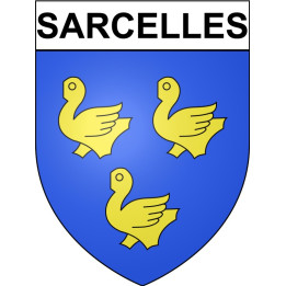 Sarcelles 95 ville Stickers blason autocollant adhésif
