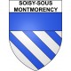 Pegatinas escudo de armas de Annecy adhesivo de la etiqueta engomada