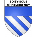Soisy-sous-Montmorency 95 ville Stickers blason autocollant adhésif