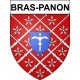 Pegatinas escudo de armas de Annecy adhesivo de la etiqueta engomada