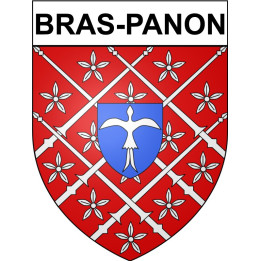 Bras-Panon 97 ville Stickers blason autocollant adhésif