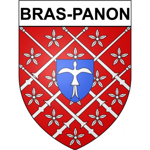 Pegatinas escudo de armas de Annecy adhesivo de la etiqueta engomada
