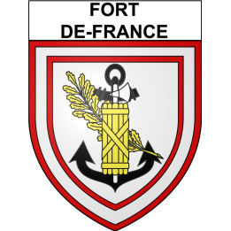 Fort-de-France 97 ville Stickers blason autocollant adhésif