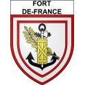 Fort-de-France 97 ville Stickers blason autocollant adhésif