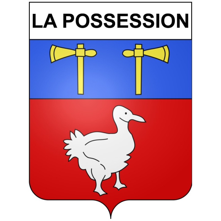 Pegatinas escudo de armas de Annecy adhesivo de la etiqueta engomada
