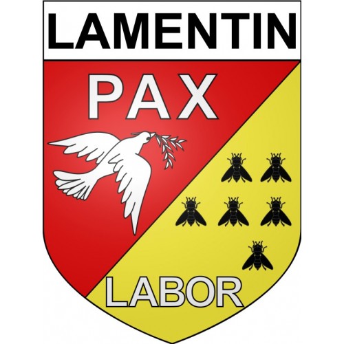 Lamentin 97 ville Stickers blason autocollant adhésif