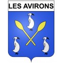 Pegatinas escudo de armas de Annecy adhesivo de la etiqueta engomada