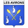 Les Avirons 97 ville Stickers blason autocollant adhésif