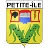 Pegatinas escudo de armas de Annecy adhesivo de la etiqueta engomada