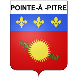 Pointe-à -Pitre 97 ville Stickers blason autocollant adhésif