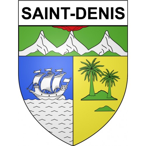 Pegatinas escudo de armas de Annecy adhesivo de la etiqueta engomada