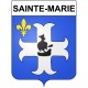 Sainte-Marie 97 ville Stickers blason autocollant adhésif