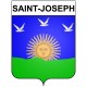Pegatinas escudo de armas de Saint-Joseph adhesivo de la etiqueta engomada