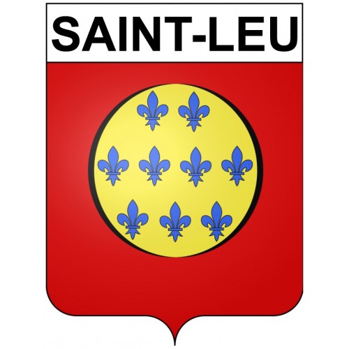 Saint-Leu 97 ville Stickers blason autocollant adhésif