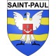 Saint-Paul 97 ville Stickers blason autocollant adhésif