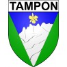 Tampon 97 ville Stickers blason autocollant adhésif