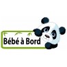 BebeaBord Panda logo 914 adhésif sticker