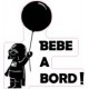 BEBE A BORD vador ballon 268 autocollant adhésif sticker