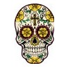 skull tete 766 autocollant adhésif sticker