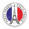 Paris logo 442 autocollant adhésif sticker